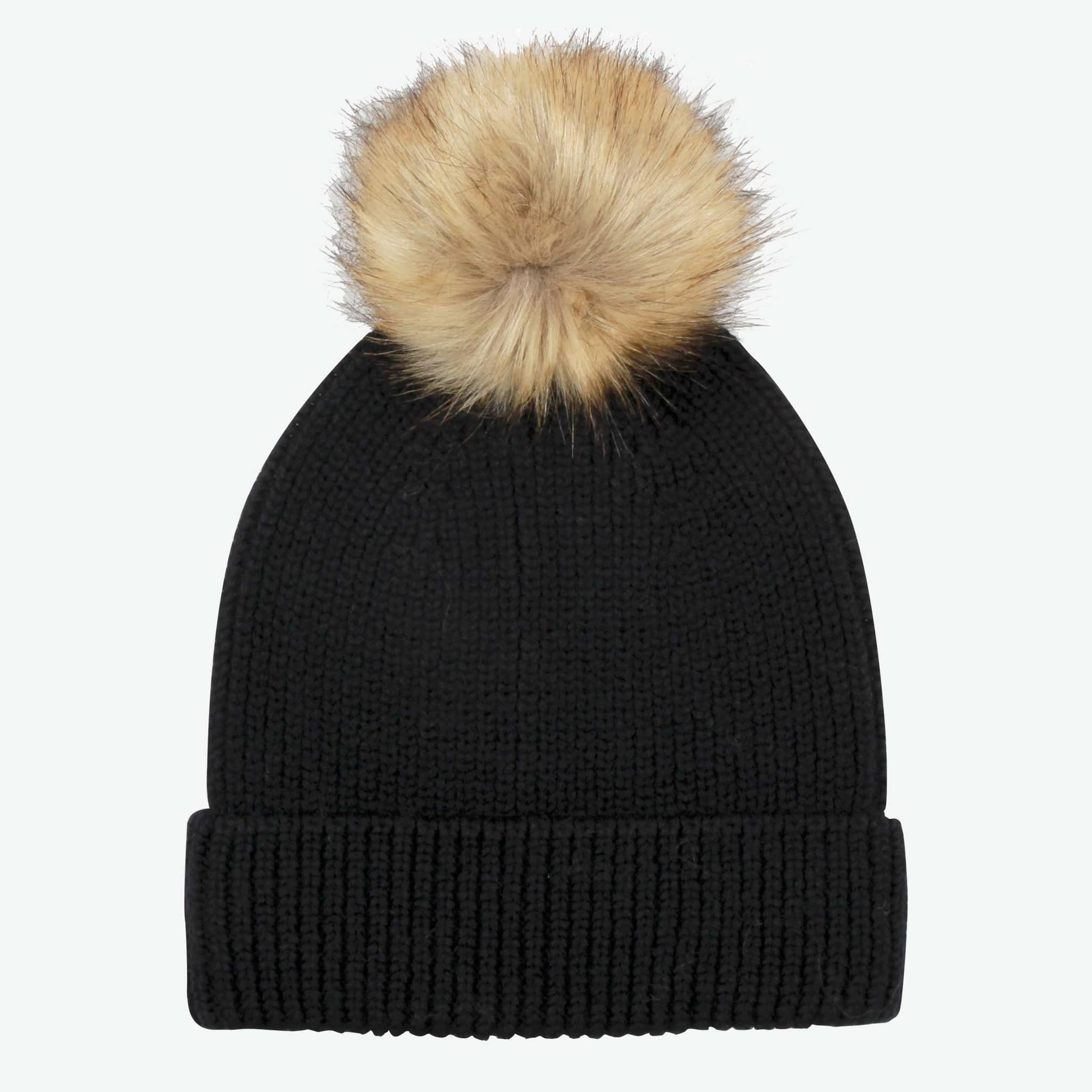 Vigur wool warm hat with pompom